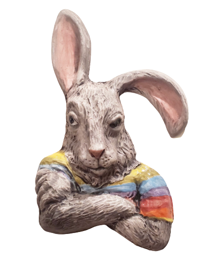 WallWorks - Bad Bunny (Rainbow Shirt)
