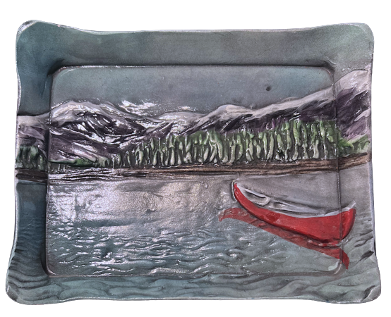 Relief Series - Canoe (Platter - Small)