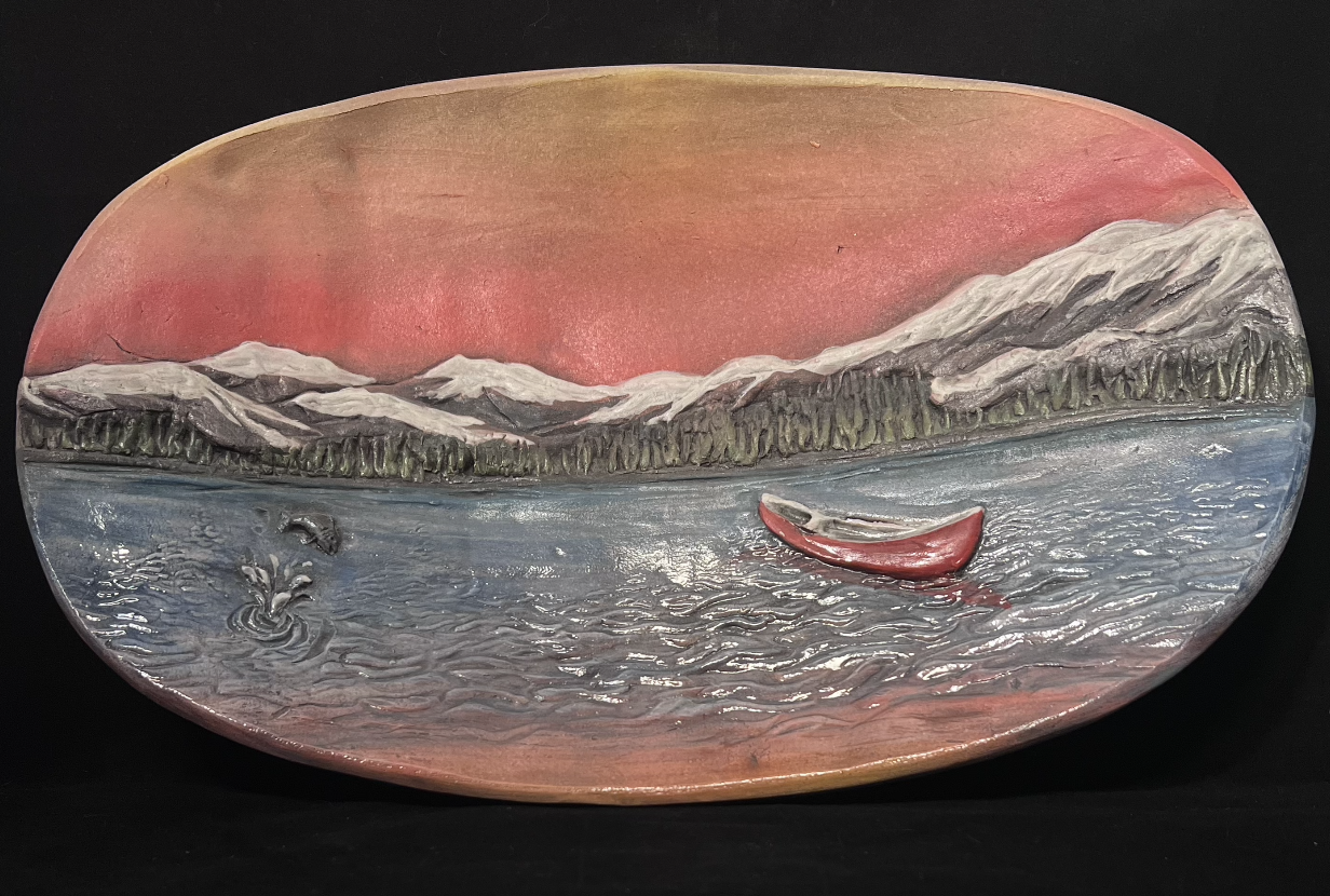 Relief Series - Canoe (Platter - Large)