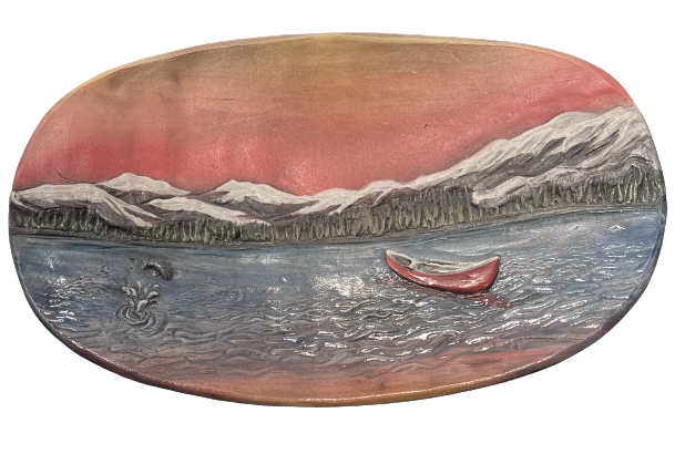 Relief Series - Canoe (Platter - Large)