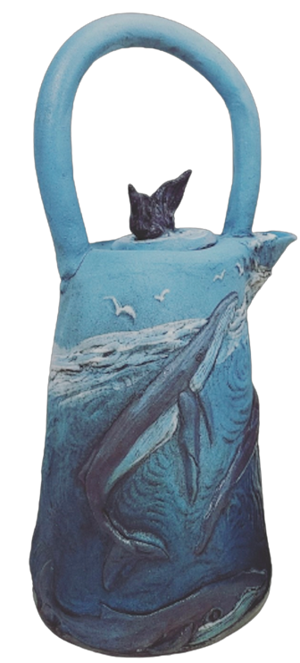 Relief Series - Humpback Whales (Teapot)