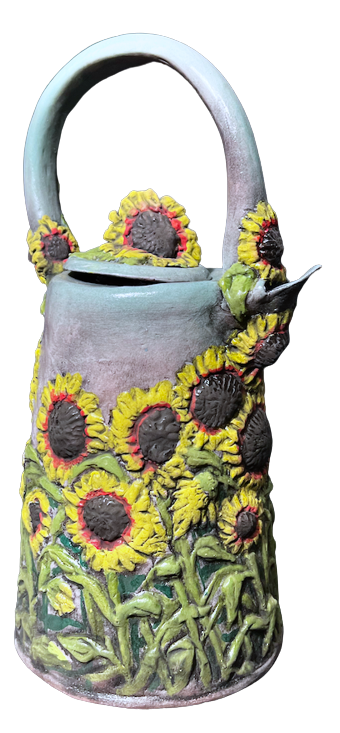 Relief Series - Sunflowers (Teapot)
