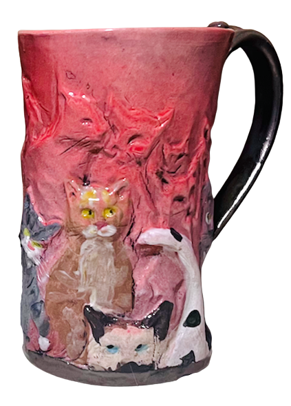 Relief Series - Clowder of Cats (mugs)