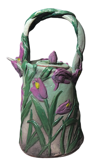 Relief Series - Tulips (Teapot)